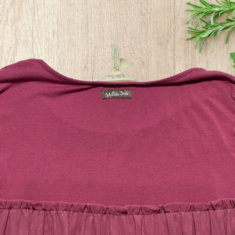 Matilda Jane Women's Top Small Boho Layered Romantic Flowy - Picture 4 of 9